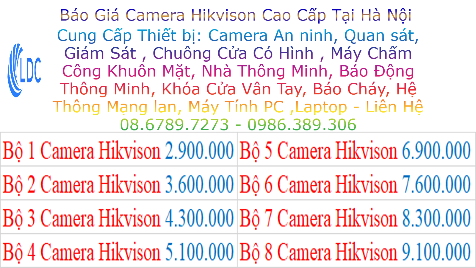 Lắp Đặt Camera Hikvision Giá rẻ ở tại Tại Lĩnh Nam Hoàng Mai ( Camera Sắc Nét Bảo Mật Cao Cấp) 0867897273